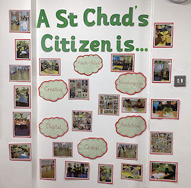 St Chad's Citizen display